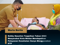Bobby Nasution Targetkan Tahun 2023 Masyarakat Kota Medan Mendapatkan Pelayanan Kesehatan Hanya Menggunakan KTP