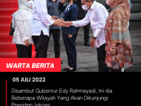 Disambut Gubernur Edy Rahmayadi, Ini dia Beberapa Wilayah Yang Akan Dikunjungi Presiden Jokowi