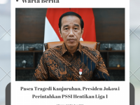 Pasca Tragedi Kanjuruhan, Presiden Jokowi Perintahkan PSSI Hentikan Liga 1