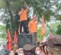 Ratusan Buruh Gelar Aksi Unjuk Rasa di DPRD Sumut Minta Revisi Perpu Cipta Kerja