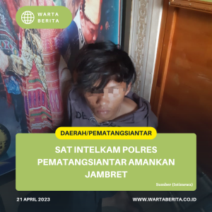 Sat Intelkam Polres Pematangsiantar Amankan Jambret