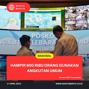 Hampir 900 Ribu Orang Gunakan Angkutan Umum