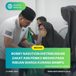 Bobby Nasution Distribusikan Zakat ASN Pemko Medan Pada Ribuan Warga Kurang Mampu