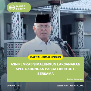 ASN Pemkab Simalungun Laksanakan Apel Gabungan Pasca Libur Cuti Bersama