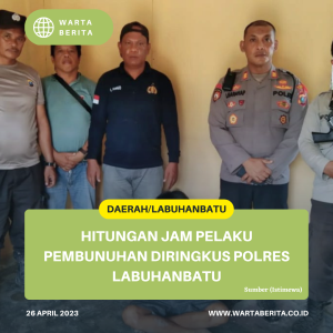 Hitungan Jam Pelaku Pembunuhan Diringkus Polres Labuhanbatu