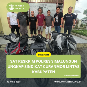 Sat Reskrim Polres Simalungun Ungkap Sindikat Curanmor Lintas Kabupaten