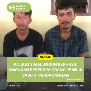 Polres Simalungun Berhasil Amankan Beberapa Orang Pemilik Sabu Di Perdagangan