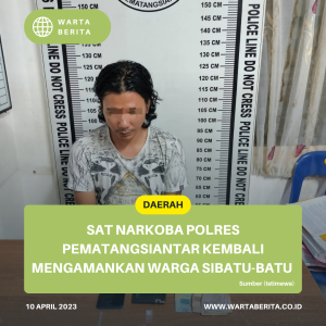Sat Narkoba Polres Pematangsiantar Kembali Mengamankan Warga Sibatu-batu