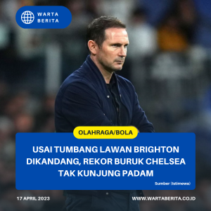 Usai Tumbang Lawan Brighton Dikandang, Rekor Buruk Chelsea Tak Kunjung Padam