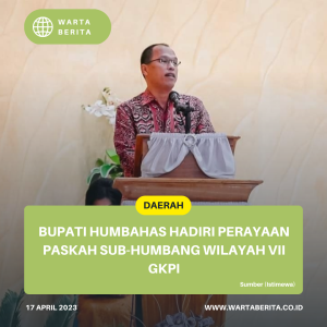 Bupati Humbahas Hadiri Perayaan Paskah Sub-Humbang Wilayah VII GKPI