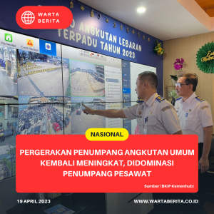 Pergerakan Penumpang Angkutan Umum Kembali Meningkat, Didominasi Penumpang Pesawat