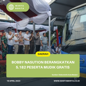Bobby Nasution Berangkatkan 5.182 Peserta Mudik Gratis