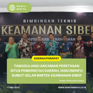 Tanggulangi Ancaman Peretasan Situs Pemerintah Daerah, Diskominfo Sumut Gelar Bimtek Keamanan Siber