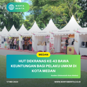 Hut Dekranas Ke-43 Bawa Keuntungan Bagi Pelaku UMKM Di Kota Medan