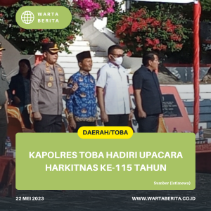 Kapolres Toba Hadiri Upacara Harkitnas Ke-115 Tahun