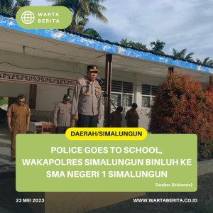 Police Goes To School, Wakapolres Simalungun Binluh Ke SMA Negeri 1 Simalungun