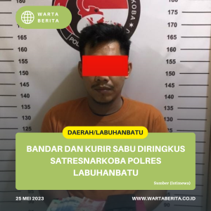 Bandar Dan Kurir Sabu Diringkus Satresnarkoba Polres Labuhanbatu