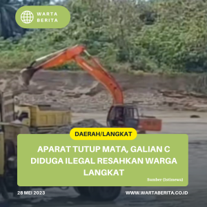 Aparat Tutup Mata, Galian C Diduga Ilegal Resahkan Warga Langkat