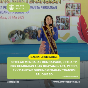 Setelah Mengajak Bunda PAUD, Ketua TP. PKK Humbahas Ajak Bhayangkara, Persit, PKK Dan DWP Dukung Gerakan Transisi PAUD Ke SD