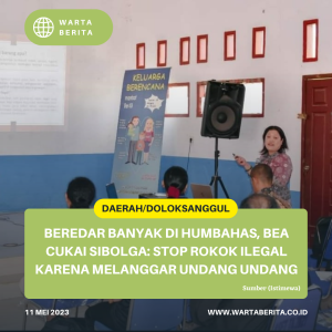 Beredar Banyak Di Humbahas, Bea Cukai Sibolga: Stop Rokok Ilegal Karena Melanggar Undang Undang