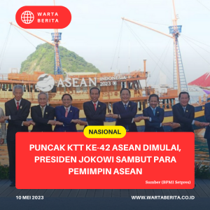 Puncak KTT Ke-42 ASEAN Dimulai, Presiden Jokowi Sambut Para Pemimpin ASEAN