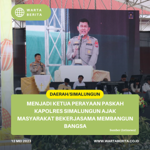 Menjadi Ketua Perayaan Paskah Kapolres Simalungun Ajak Masyarakat Bekerjasama Membangun Bangsa
