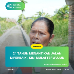 21 Tahun Menantikan Jalan Diperbaiki, Kini Mulai Terwujud
