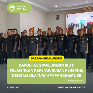 Kapolres Simalungun Ikuti Pelantikan Kepengurusan Perbakin Dengan Silaturahmi Pangdam I/BB