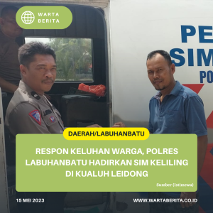 Respon Keluhan Warga, Polres Labuhanbatu Hadirkan SIM Keliling Di Kualuh Leidong