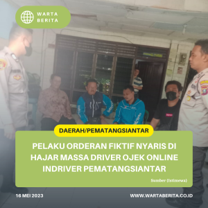 Pelaku Orderan Fiktif Nyaris Di Hajar Massa Driver Ojek Online Indriver Pematangsiantar