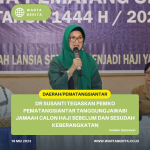 dr Susanti Tegaskan Pemko Pematangsiantar Tanggungjawabi Jamaah Calon Haji Sebelum Dan Sesudah Keberangkatan
