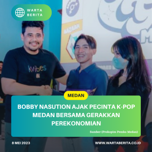 Bobby Nasution Ajak Pecinta K-Pop Medan Bersama Gerakkan Perekonomian