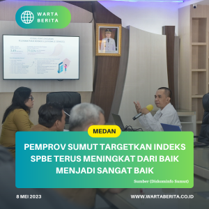 Pemprov Sumut Targetkan Indeks SPBE Terus Meningkat Dari Baik Menjadi Sangat Baik