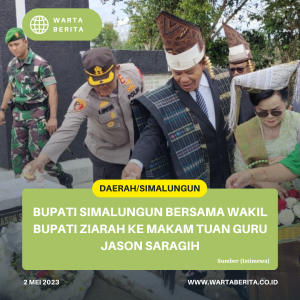 Bupati Simalungun Bersama Wakil Bupati Ziarah Ke Makam Tuan Guru Jason Saragih