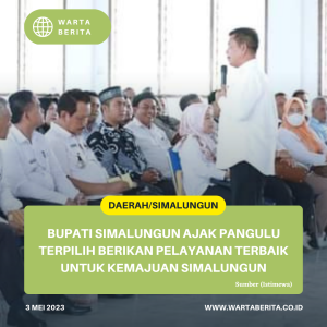 Bupati Simalungun Ajak Pangulu Terpilih Berikan Pelayanan Terbaik Untuk Kemajuan Simalungun