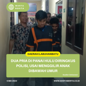 Dua Pria Di Panai Hulu Diringkus Polisi, Usai Menggilir Anak Dibawah Umur