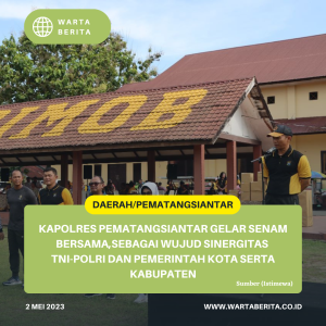 Kapolres Pematangsiantar Gelar Senam Bersama, Sebagai Wujud Sinergitas TNI-Polri Dan Pemerintah Kota Serta Kabupaten