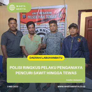 Polisi Ringkus Pelaku Penganiaya Pencuri Sawit Hingga Tewas