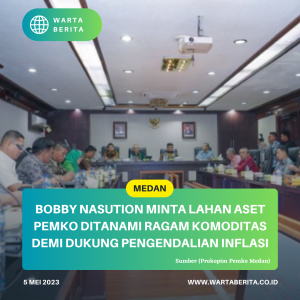 Bobby Nasution Minta Lahan Aset Pemko Ditanami Ragam Komoditas Demi Dukung Pengendalian Inflasi