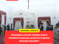 Presiden Jokowi Terima Surat Kepercayaan Delapan Duta Besar Negara Sahabat
