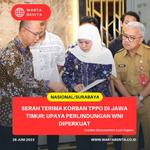Serah Terima Korban TPPO di Jawa Timur: Upaya Perlindungan WNI Diperkuat