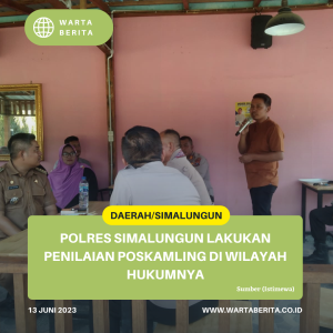 Polres Simalungun Lakukan Penilaian Poskamling Di Wilayah Hukumnya