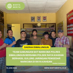 Team Gabungan Sat Narkoba Polres Simalungun Bersama Polsek Raya Kahean Berhasil Gulung Jaringan Pengedar Narkoba Di Raya Kahean