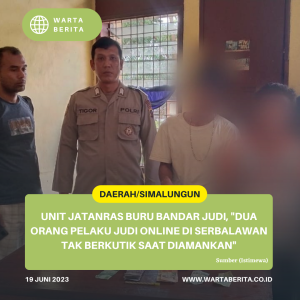 Unit Jatanras Buru Bandar Judi, “Dua Orang Pelaku Judi Online Di Serbalawan Tak Berkutik Saat Diamankan”