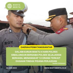Kapolres Pematangsiantar Pimpin Launching 337 Personil Pelindung, Pengayom Dan Pelayanan Masyarakat