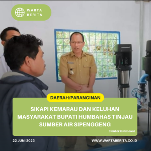 Sikapi Kemarau Dan Keluhan Masyarakat Bupati Humbahas Tinjau Sumber Air Sipenggeng