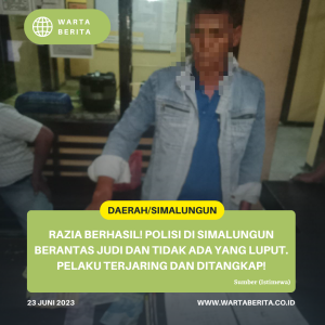 Razia Berhasil! Polisi di Simalungun Berantas Judi dan Tidak Ada yang Luput. Pelaku Terjaring dan Ditangkap!