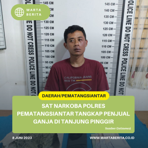 Sat Narkoba Polres Pematangsiantar Tangkap Penjual Ganja Di Tanjung Pinggir