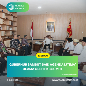 Gubernur Sambut Baik Agenda Ijtima’ Ulama oleh PKB Sumut