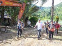 Bupati Humbahas Kunjungi Lokasi Terdampak Banjir Bandang
